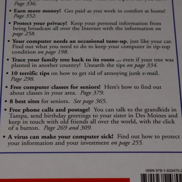 Easy Computing for Seniors Handbook From Startup to Shut Down Excellent 2007 - Picture 4 of 16